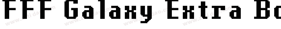 FFF Galaxy Extra Bold Extended字体转换